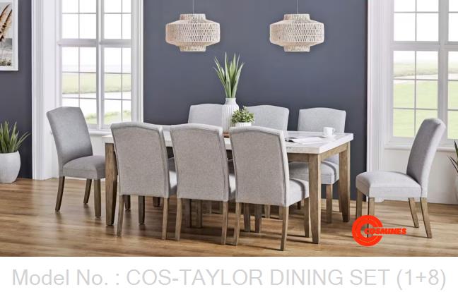 COS-TAYLOR DINING SET (1+8)